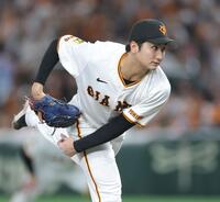 　広島戦に先発する横川（撮影・西岡正）