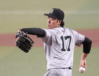 　７回に登板した西舘