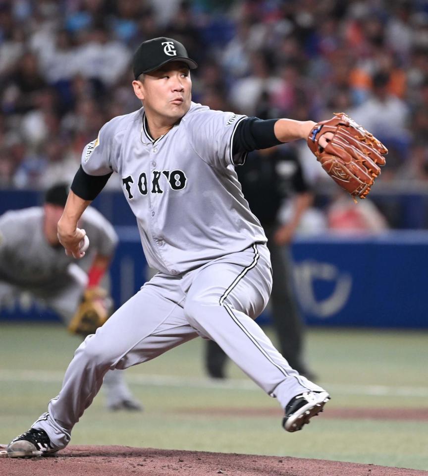 　中日戦に先発した田中将