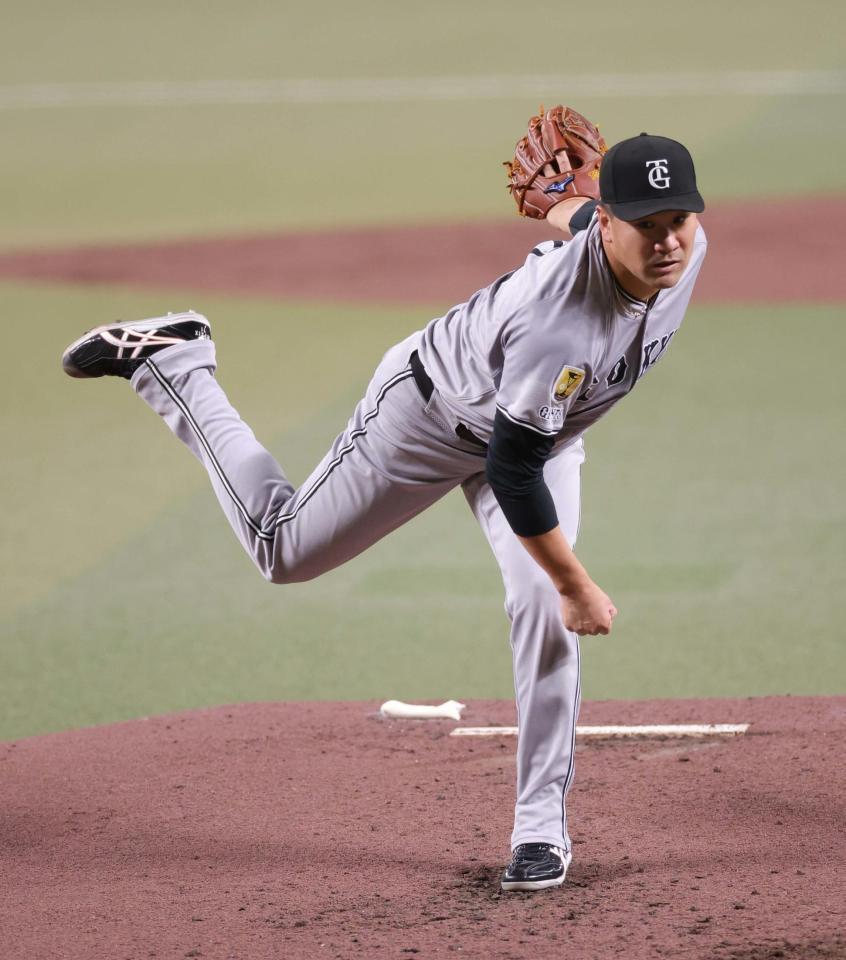 　中日戦に先発した田中将