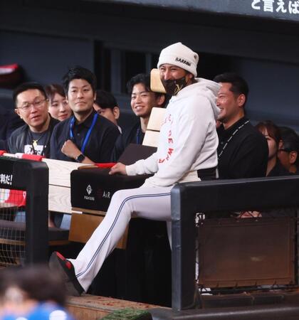 【写真】超オシャレな白コーデの新庄監督　本拠地最終戦で白星といきたかったが