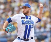 　力投するケイ（撮影・棚橋慶太）