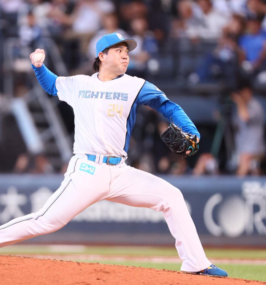 　３回から登板した金村（撮影・中島達哉）