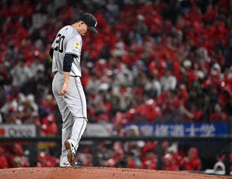 　１回、先制を許した戸郷