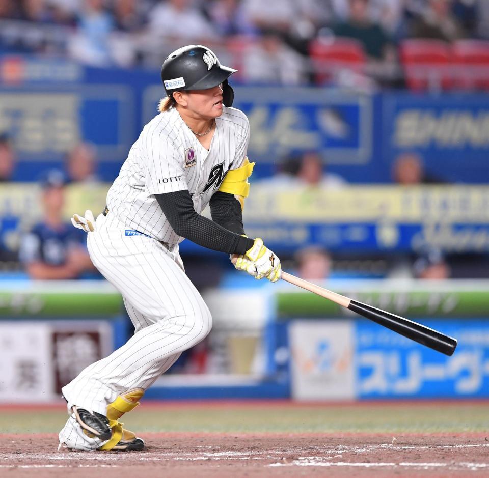 　４回、遊ゴロ併殺に倒れた山本（撮影・開出牧）