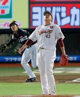 　６回、柳町（奥）に２ランを浴びた宋