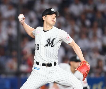 　日本ハム戦に先発する種市（撮影・中島達哉）