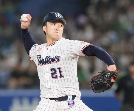 　先発し力投する吉村（撮影・石井剣太郎）