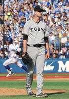 　２回、桑原に２ランを浴びたグリフィン