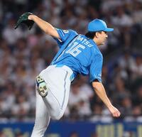 　７回、力投する達（撮影・中島達哉）