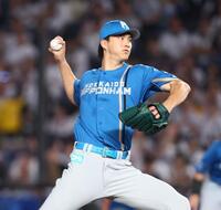 　ロッテ戦に先発する達（撮影・中島達哉）