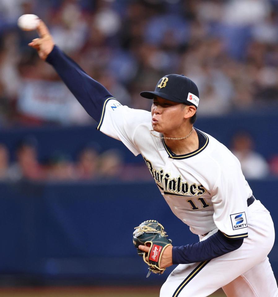 　先発し力投する山下（撮影・山口登）