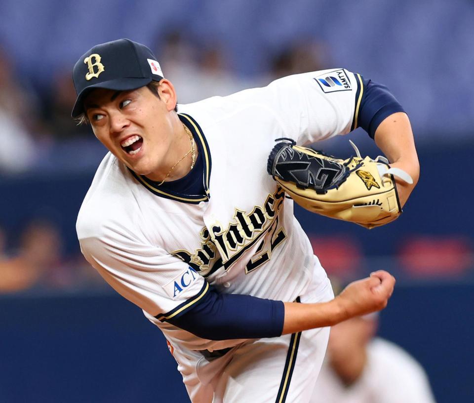 　先発し力投する九里（撮影・山口登）