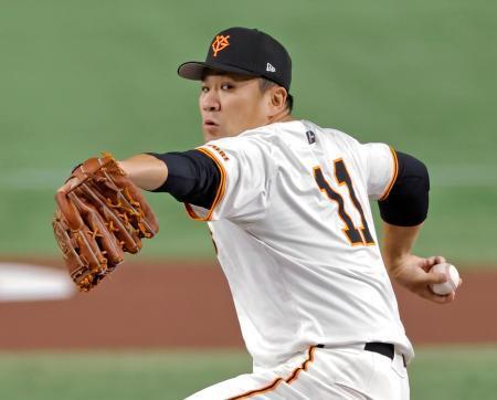 巨４-２中（３０日）　田中将、日米通算２００勝