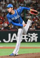 　ソフトバンク戦に先発した福島