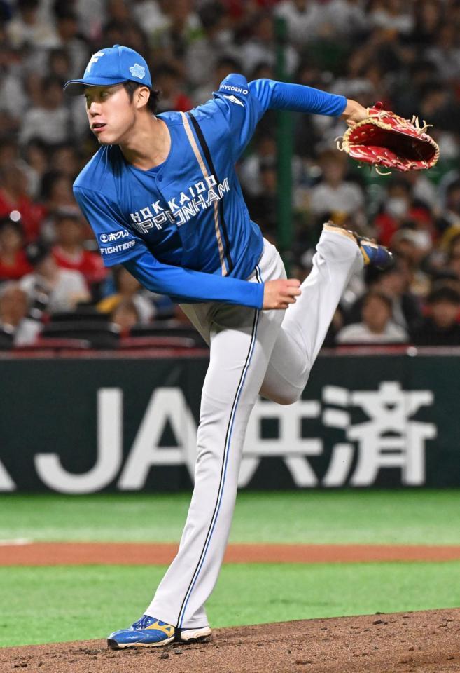 　ソフトバンク戦に先発した福島