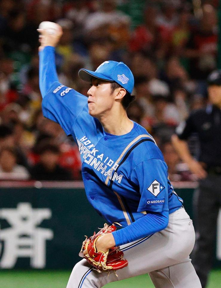 　ソフトバンク戦に先発した福島