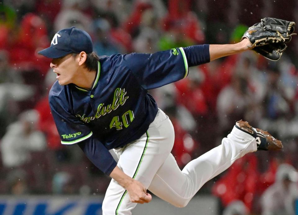 　広島戦に先発した高梨