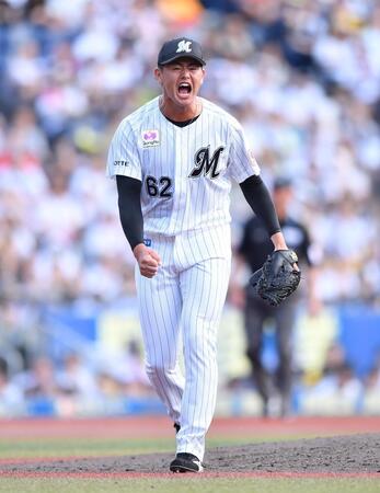 ロッテ　ドラ４の１９歳・坂井が１軍デビュー　１回無安打無失点、谷川原からプロ入り初奪三振　昨夏準Ｖ右腕