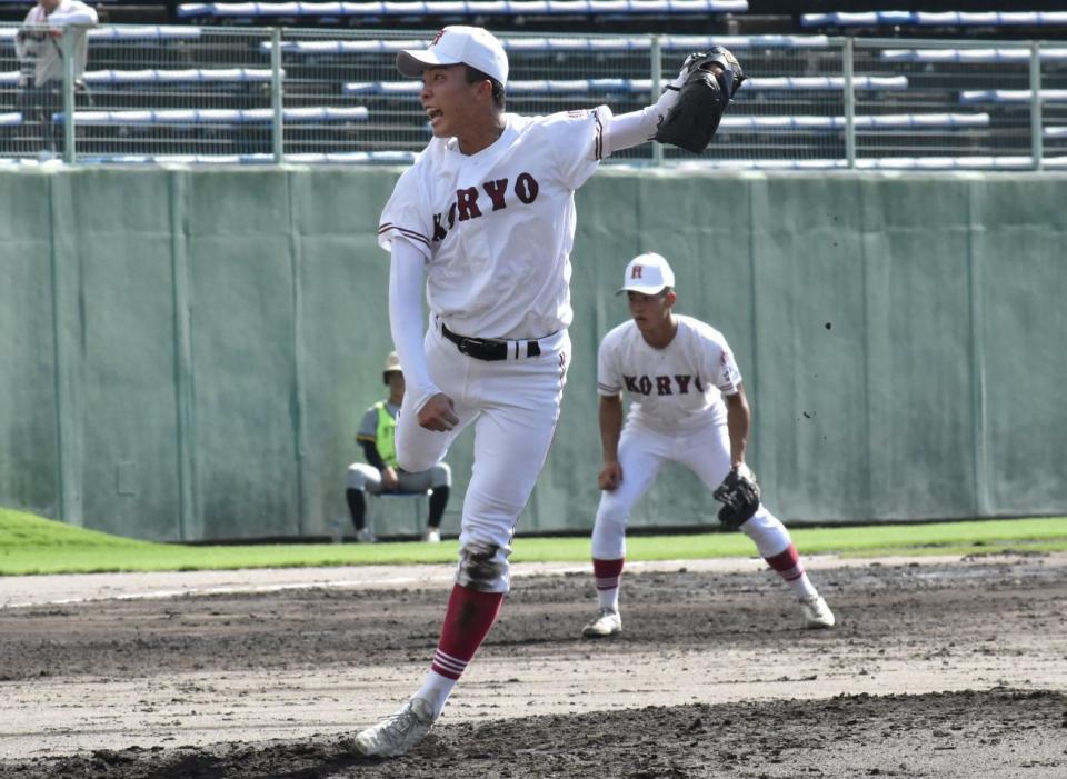 　広陵の先発・柴田