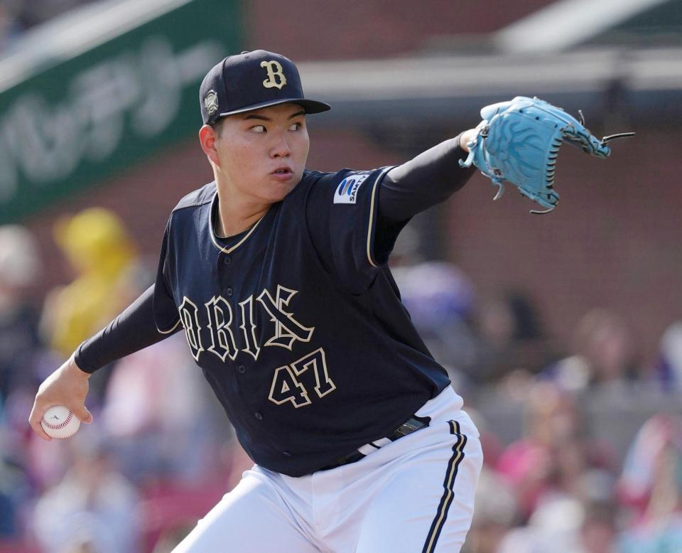 　楽天戦にプロ初登板先発した山口