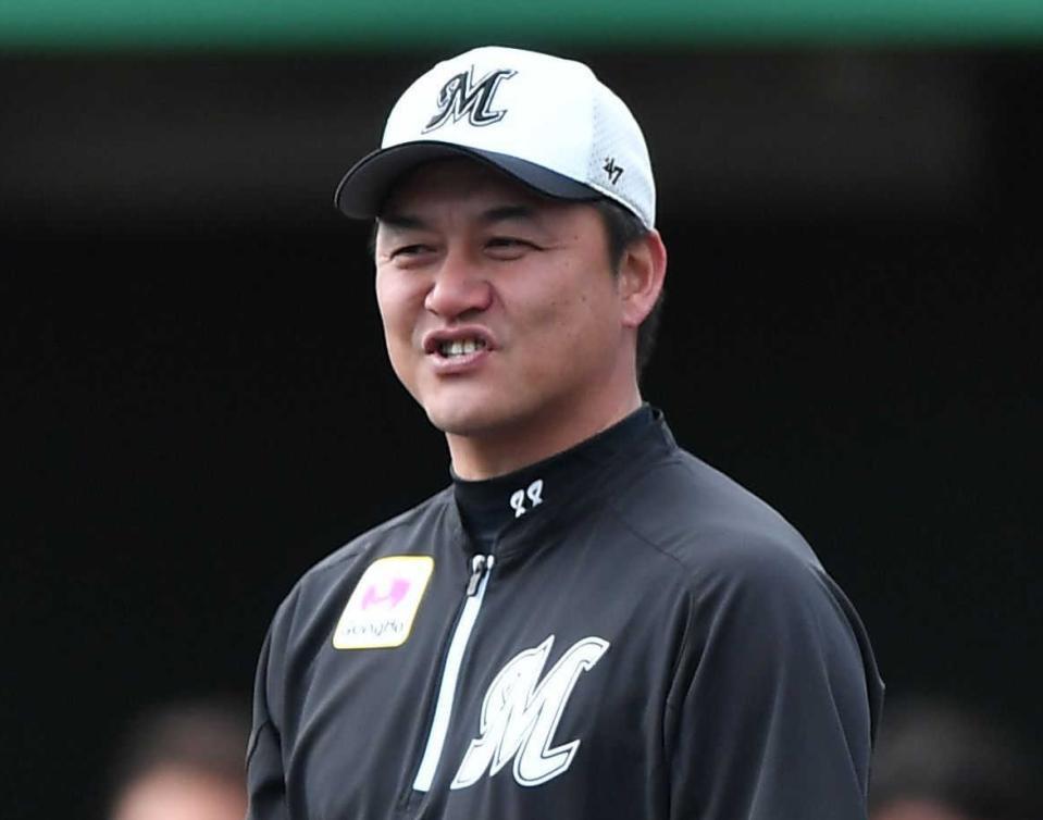 　ロッテ・金子誠１軍チーフ守備走塁コーチ