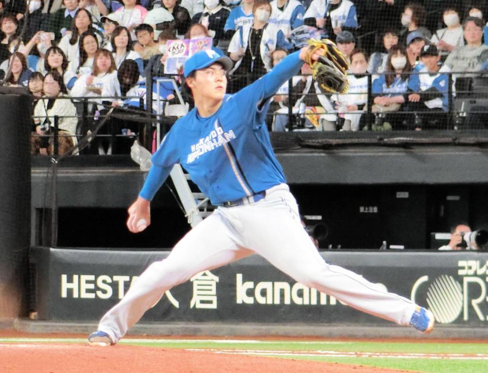 　紅白戦で４回無失点と好投した柴田