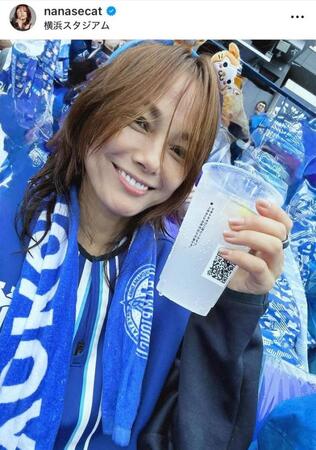 　相川七瀬インスタグラム（ｎａｎａｓｅｃａｔ）より