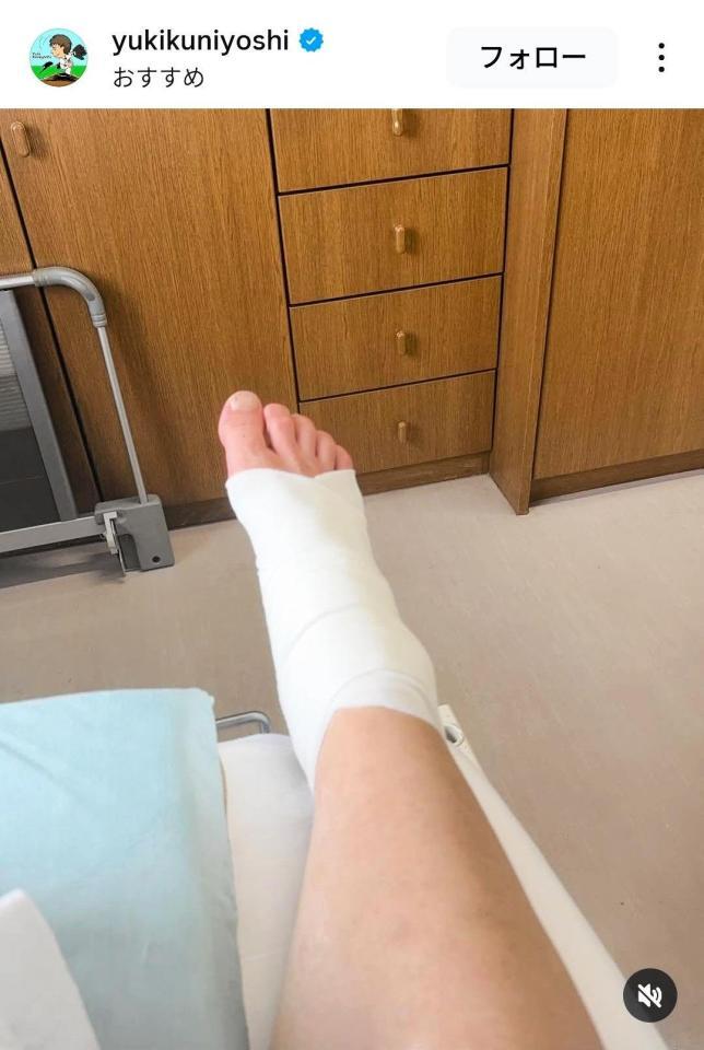 ロッテ・国吉のインスタグラム（＠ｙｕｋｉｋｕｎｉｙｏｓｈｉ）から
