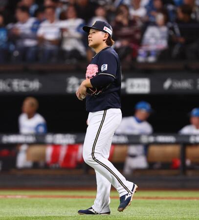 　３回、清宮幸に２点適時三塁打を許した宮城（撮影・中島達哉）