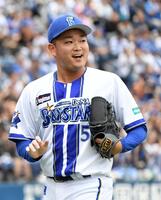 　好投を見せた石田裕（撮影・佐藤厚）