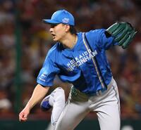 　６回、力投する達（撮影・中島達哉）