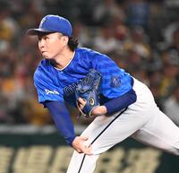 　力投する先発の竹田