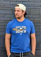 　取材に応じるバウアー