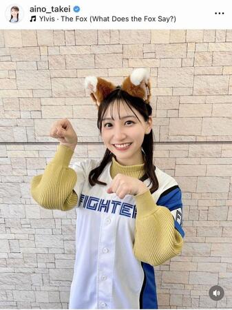 　竹井愛乃アナウンサーのインスタグラム＠ａｉｎｏ＿ｔａｋｅｉより