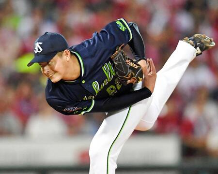 　ヤクルト時代の田川賢吾（１９年９月１５日撮影）