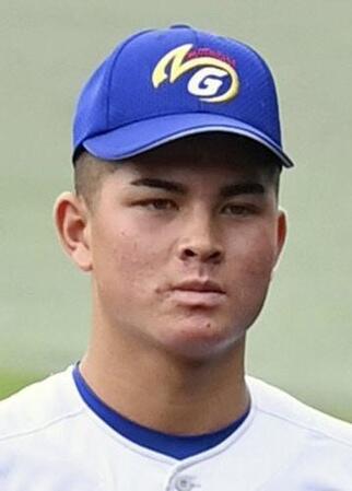 　オリックスから６位指名を受けたジョージア大の石川ケニー