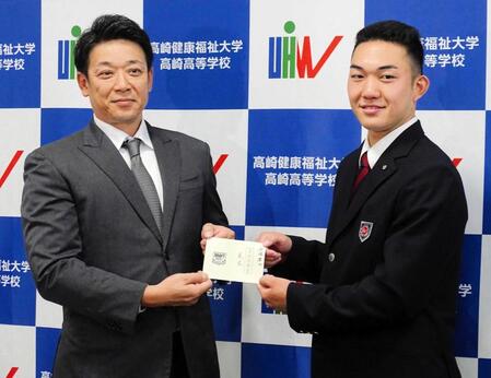 石垣 朗希の「17」つけたい!サブロー監督期待「強心臓」