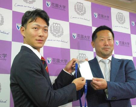 楽天ドラ１藤原「日の丸背負える投手に」　先輩・岸のような“長寿”選手誓う　弟子入りを志願