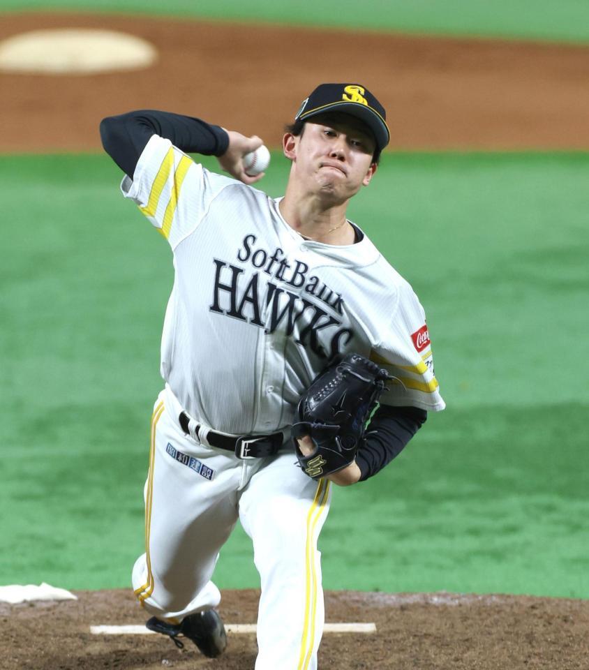 　９回途中から登板する木村（撮影・北村雅宏）