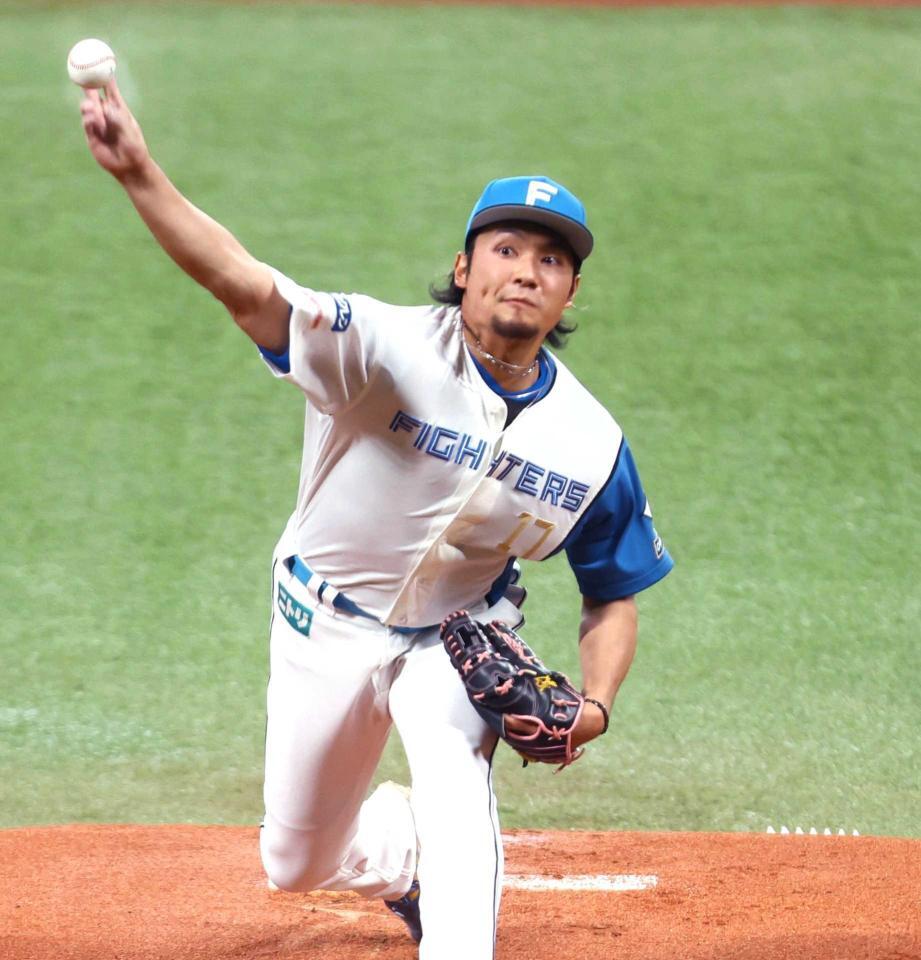 　沢村賞を初受賞した日本ハム・伊藤