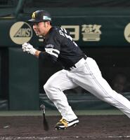 　６回、代打で適時打を放つ近藤（撮影・飯室逸平）