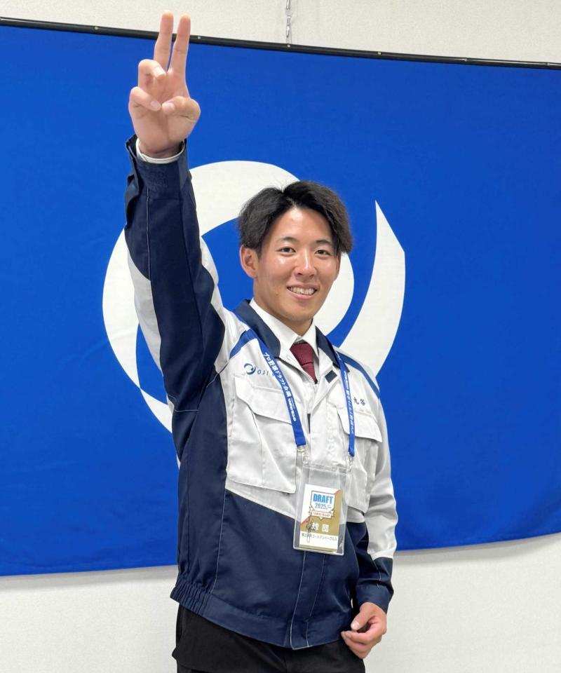 　指名あいさつを受けた王子・九谷