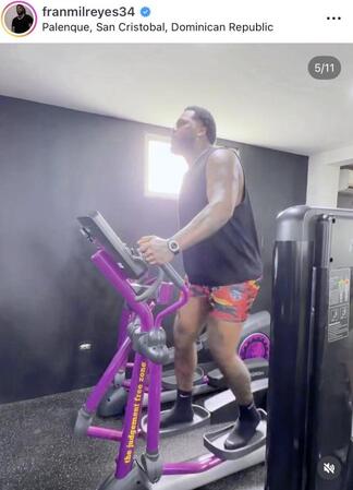 レイエスのインスタグラム＠ｆｒａｎｍｉｌｒｅｙｅｓ３４より