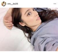 中日・柳の妻、真子夫人のインスタグラム＠ｎｍ＿ｋｏ２５より