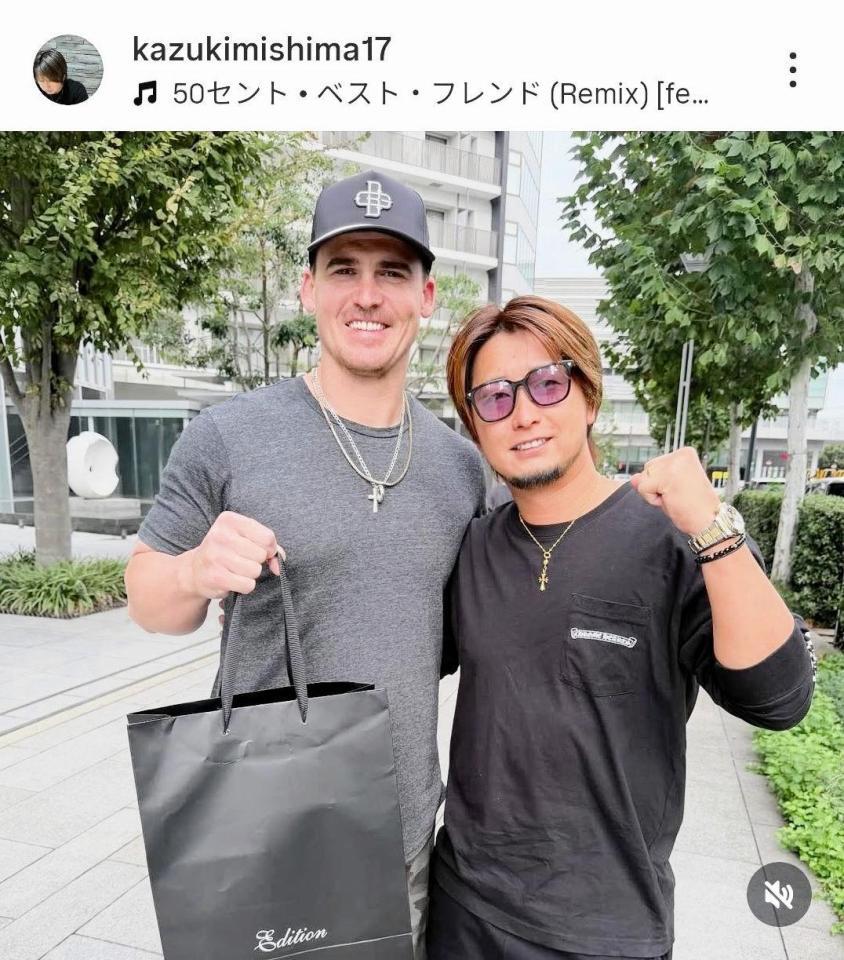 三嶋一輝のインスタグラム（＠ｋａｚｕｋｉｍｉｓｈｉｍａ１７）から