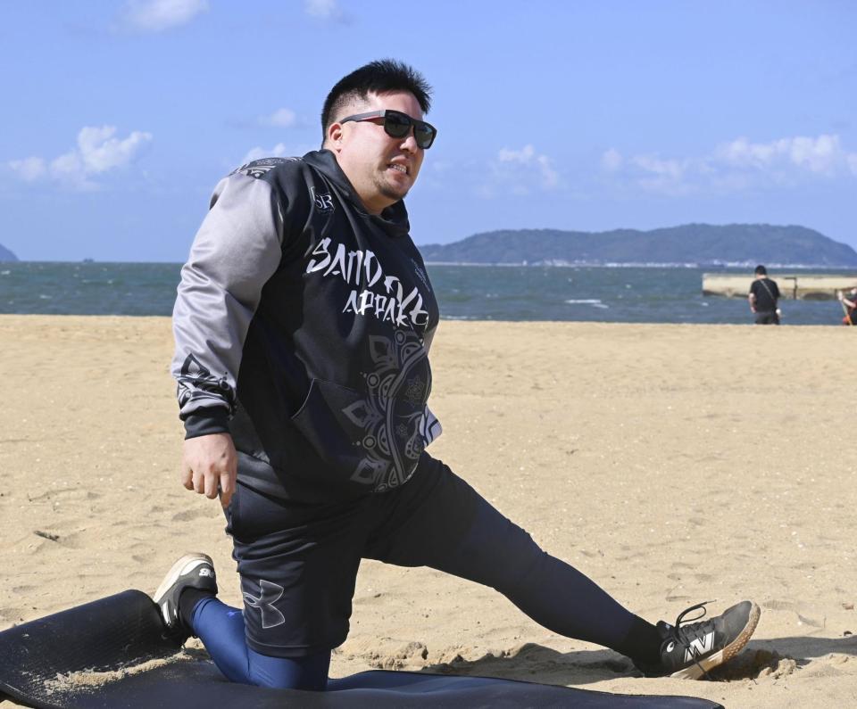 　来季に向けて早くも始動したソフトバンクの山川