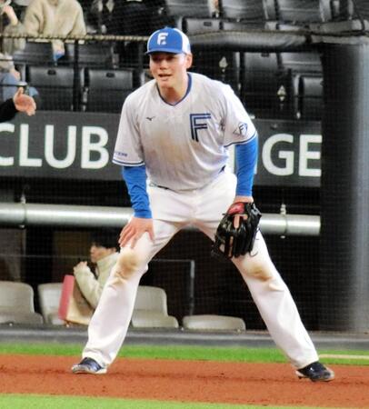 　特守に励む日本ハム・清宮幸