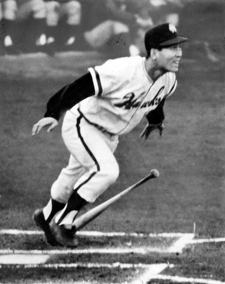 　南海時代の広瀬叔功さん＝１９７０年５月