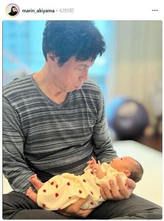 　秋山真凜のインスタグラム（ｍａｒｉｎ＿ａｋｉｙａｍａ）より 